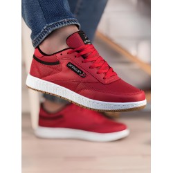Ayakkabix Sneaker Erkek Spor Ayakkabı Günlük Yürüyüş Kırmızı Ayakkabix Sneaker Erkek Spor Ayakkabı Günlük Yürüyüş Kırmızı