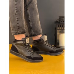 Benetton Unisex Günlük Bilekli Sneaker Ayakkabı Siyah