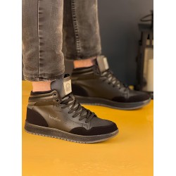 Benetton Unisex Günlük Bilekli Sneaker Ayakkabı Siyah