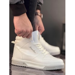Benetton Erkek Boğazlı Sneaker Ayakkabı Beyaz