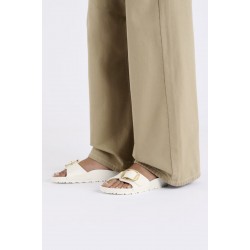 Birkenstock Madrid Eva Bıg Buckle Tek Toka Kadın Terlik Krem