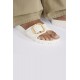 Birkenstock Madrid Eva Bıg Buckle Tek Toka Kadın Terlik Krem