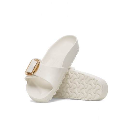 Birkenstock Madrid Eva Bıg Buckle Tek Toka Kadın Terlik Krem