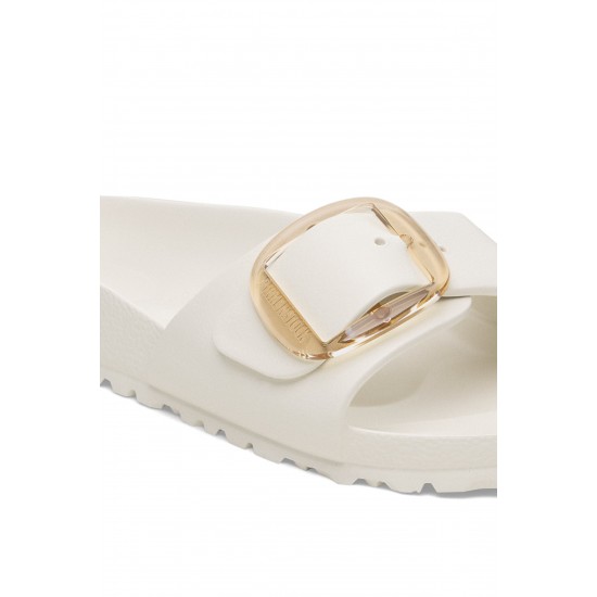 Birkenstock Madrid Eva Bıg Buckle Tek Toka Kadın Terlik Krem