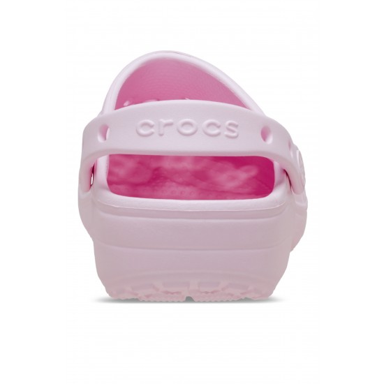 Crocs Classic Floral Cut Out Clog Kadın Terlik Pembe