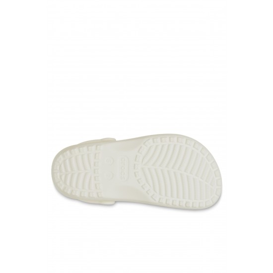 Crocs Classic Floral Cut Out Clog Kadın Terlik Krem