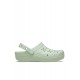 Crocs Classic Floral Cut Out Clog Kadın Terlik Yeşil