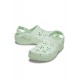 Crocs Classic Floral Cut Out Clog Kadın Terlik Yeşil