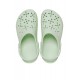 Crocs Classic Floral Cut Out Clog Kadın Terlik Yeşil