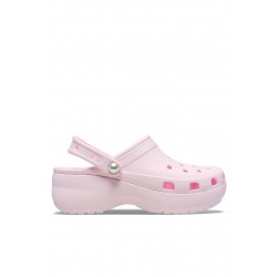 Crocs Classic Platform Pearl Clog Günlük Unisex Terlik Ballerine Pink