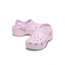 Crocs Classic Platform Pearl Clog Günlük Unisex Terlik Ballerine Pink