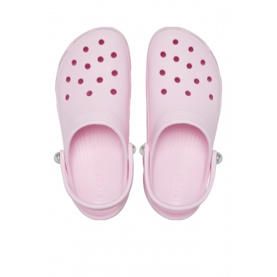 Crocs Classic Platform Pearl Clog Günlük Unisex Terlik Ballerine Pink