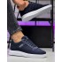 Ghattix Erkek Keten Sneaker Ayakkabı Lacivert Lacivert
