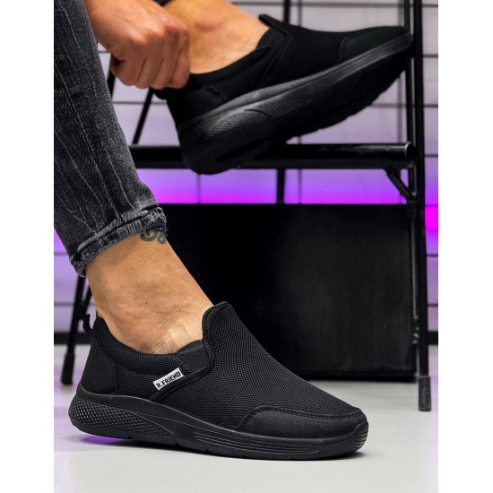 Ghattix Erkek Bağsız Sneaker Ayakkabı Günlük Siyah Ghattix Erkek Bağsız Sneaker Ayakkabı Günlük Siyah