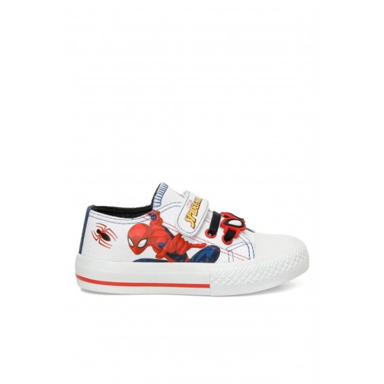 Spiderman Davıncı Erkek Çocuk Sneaker Ayakkabı Beyaz