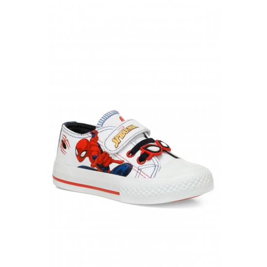 Spiderman Davıncı Erkek Çocuk Sneaker Ayakkabı Beyaz