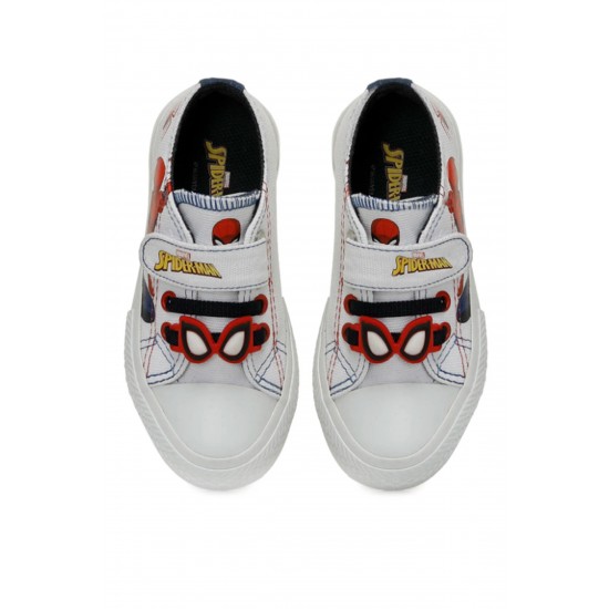 Spiderman Davıncı Erkek Çocuk Sneaker Ayakkabı Beyaz