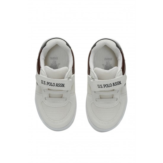 U.S. Polo Assn. Carren Çocuk Sneaker Ayakkabı Beyaz