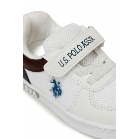 U.S. Polo Assn. Carren Çocuk Sneaker Ayakkabı Beyaz