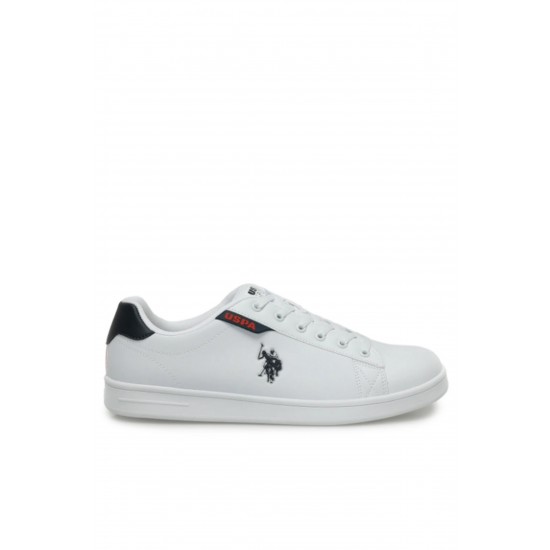 U.S. Polo Assn. Costa Erkek Sneaker Ayakkabı Beyaz Lacivert
