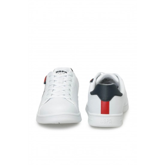 U.S. Polo Assn. Costa Erkek Sneaker Ayakkabı Beyaz Lacivert