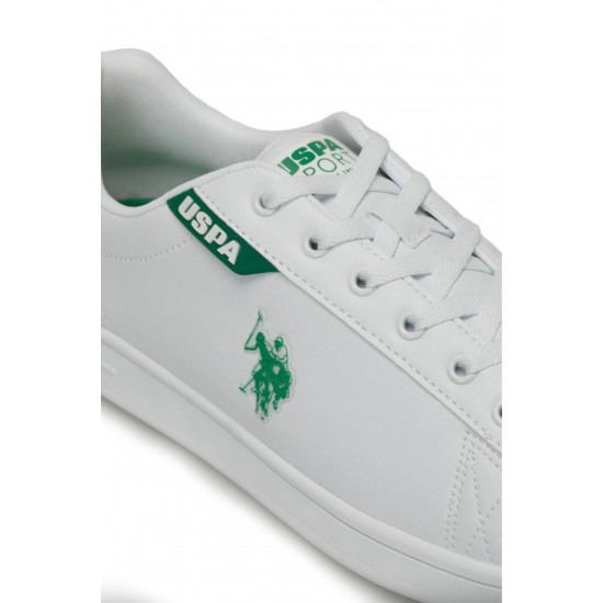 U.S. Polo Assn. Costa Erkek Sneaker Ayakkabı Beyaz Yeşil U.S. Polo Assn. Costa Erkek Sneaker Ayakkabı Beyaz Yeşil
