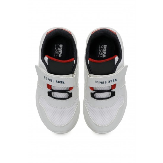 U.S. Polo Assn. Garfield Çocuk Sneaker Ayakkabı Beyaz
