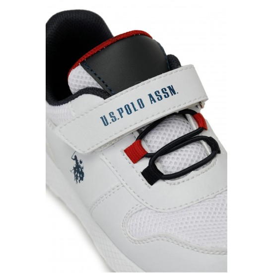 U.S. Polo Assn. Garfield Çocuk Sneaker Ayakkabı Beyaz