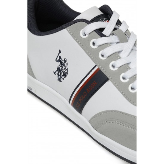 U.S. Polo Assn Kares 2Fx Günlük Erkek Spor Ayakkabı Beyaz