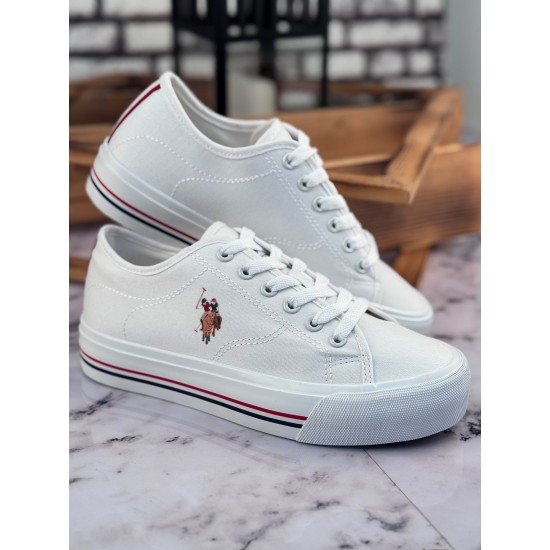 U.S.Polo Assn. Lerony Kadın Sneaker Ayakkabı Beyaz U.S.Polo Assn. Lerony Kadın Sneaker Ayakkabı Beyaz