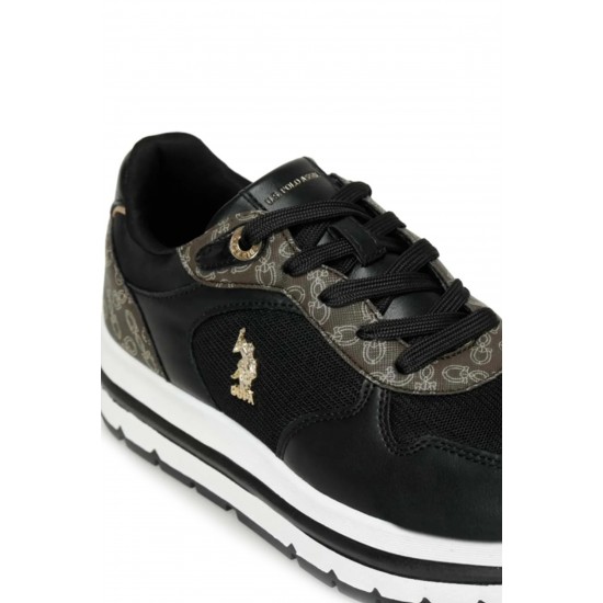 U.S. Polo Assn Shery Kadın Sneaker Ayakkabı Siyah U.S. Polo Assn Shery Kadın Sneaker Ayakkabı Siyah