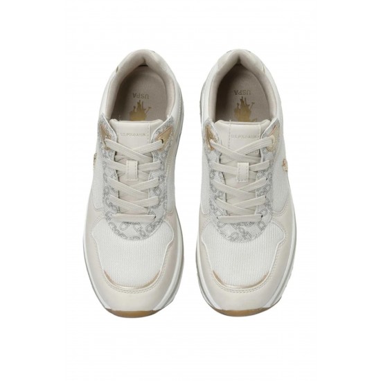 U.S. Polo Assn Shery Kadın Sneaker Ayakkabı Bej U.S. Polo Assn Shery Kadın Sneaker Ayakkabı Bej