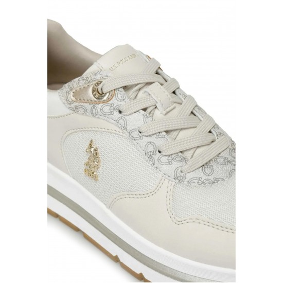 U.S. Polo Assn Shery Kadın Sneaker Ayakkabı Bej U.S. Polo Assn Shery Kadın Sneaker Ayakkabı Bej