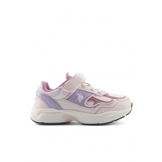 U.S.Polo Assn Supole Erkek Çocuk Sneaker Ayakkabı Pembe