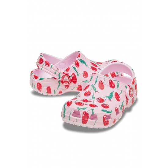 Crocs Classic Fresh Fruits Clog K Kız Çocuk Terlik Pembe Crocs Classic Fresh Fruits Clog K Kız Çocuk Terlik Pembe