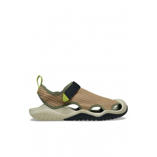 Crocs SwiftwaterPrm1MeshDeckSandalM Bej Crocs SwiftwaterPrm1MeshDeckSandalM Bej