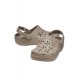 Crocs Classic Floral Cut Out Clog Kadın Terlik Kahverengi Crocs Classic Floral Cut Out Clog Kadın Terlik Kahverengi
