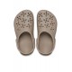 Crocs Classic Floral Cut Out Clog Kadın Terlik Kahverengi Crocs Classic Floral Cut Out Clog Kadın Terlik Kahverengi