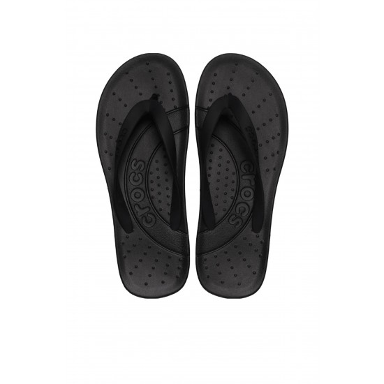 Crocs Flip Kadın Parmak Arası Terlik Siyah Crocs Flip Kadın Parmak Arası Terlik Siyah