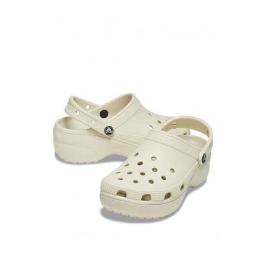 Crocs Classic Platform Clog Kadın Sabo Terlik Bone Crocs Classic Platform Clog Kadın Sabo Terlik Bone