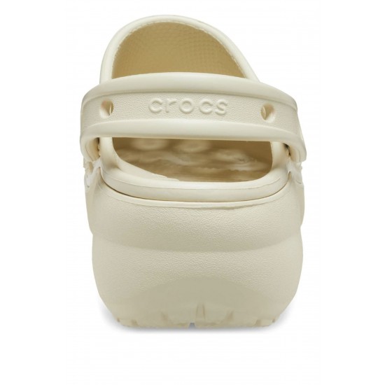 Crocs Classic Platform Clog Kadın Sabo Terlik Bone Crocs Classic Platform Clog Kadın Sabo Terlik Bone