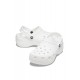 Crocs Classic Platform Clog Kadın Sabo Terlik White Crocs Classic Platform Clog Kadın Sabo Terlik White