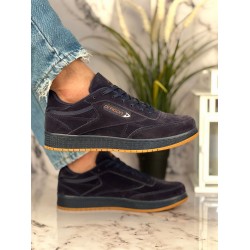 Dragon Erkek Mevsimlik Sneaker Ayakkabı Lacivert Siyah