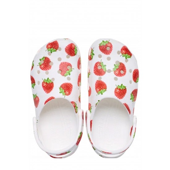 Crocs Classic Fresh Fruits Kadın Terlik Kırmızı