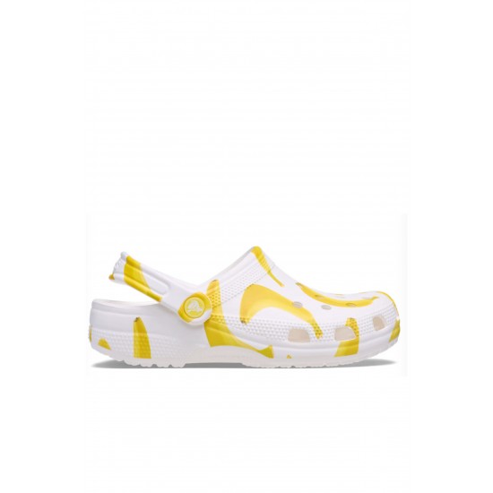 Crocs Classic Fresh Fruits Kadın Terlik Sarı