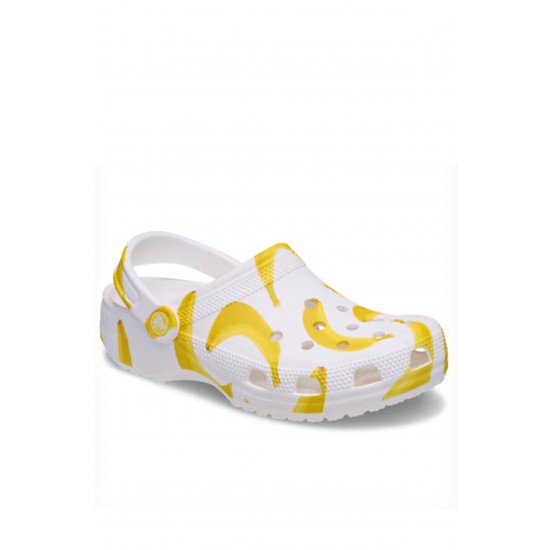 Crocs Classic Fresh Fruits Kadın Terlik Sarı