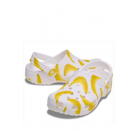 Crocs Classic Fresh Fruits Kadın Terlik Sarı