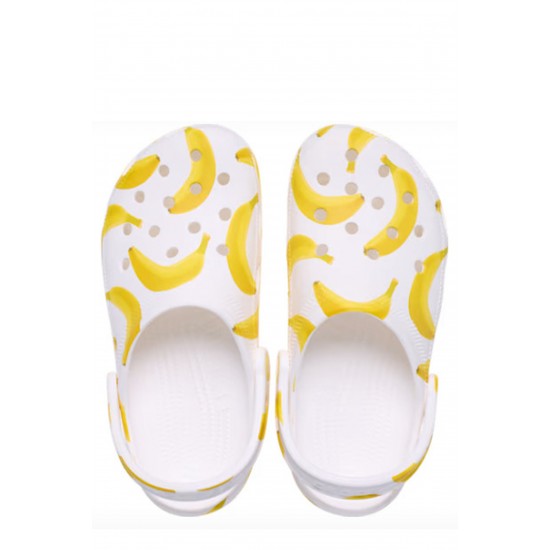 Crocs Classic Fresh Fruits Kadın Terlik Sarı