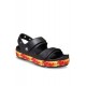 Crocs Crocband Cruiser Flames Çocuk Sandalet Siyah
