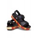 Crocs Crocband Cruiser Flames Çocuk Sandalet Siyah